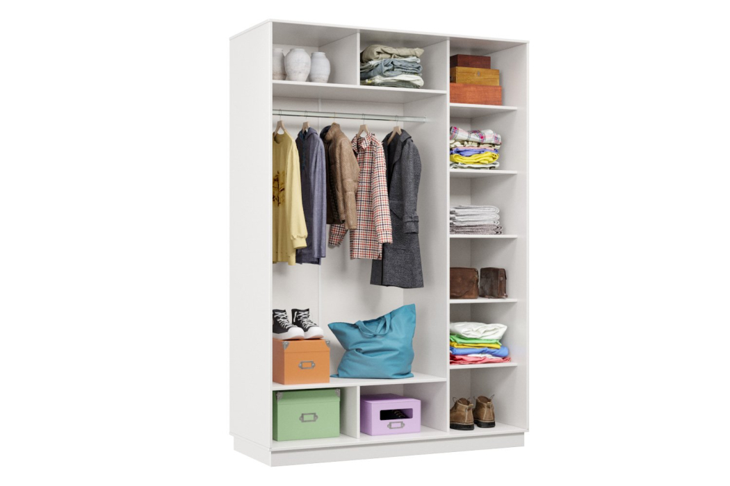 Шкафы-купе, Шкаф-купе Премьер 10 Белый