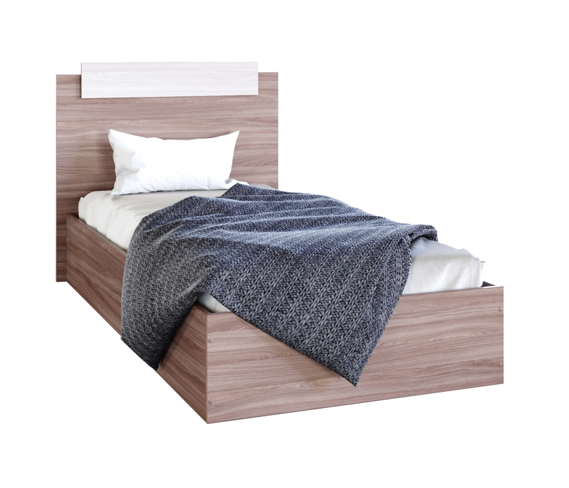 Кровати 120х200, Кровать ЭКО 1,2 Ясень Шимо