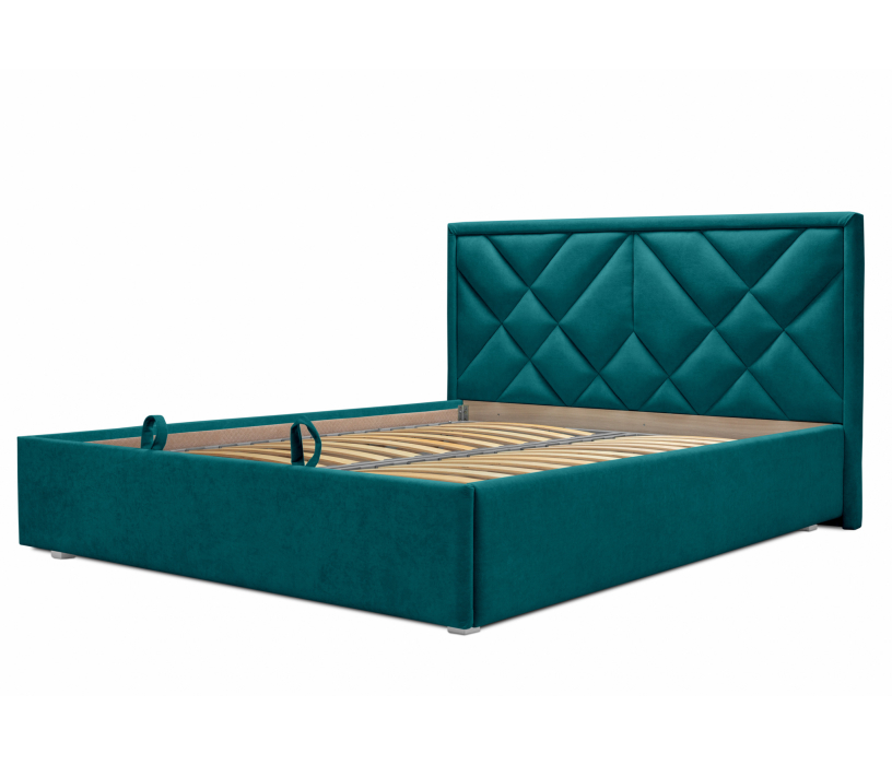 Мягкая кровать, Кровать Сидней 120 с подъемным механизмом, микровелюр