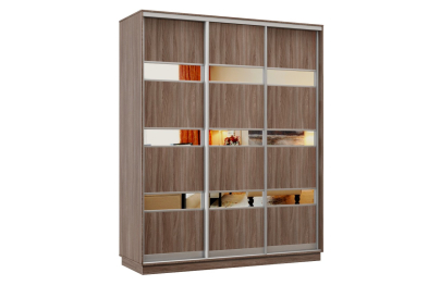 Шкаф-купе Премьер 19 (16;16;16) трёхдверный