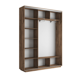 Шкаф-купе Экспресс 3-х дверный Фотопечать Квадрат Стекла 240х45х240