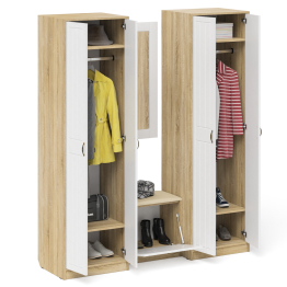 Прихожая П-6 компоновка № 8 МДФ фрезеровка прованс