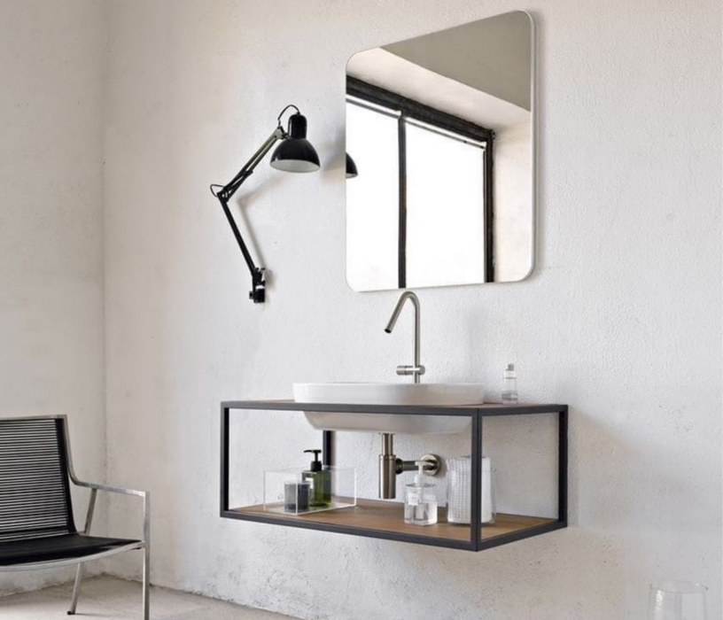 Тумбы без раковины, Полка под раковину Бруклин