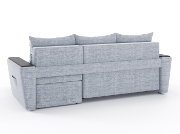 Диван-кровать угловой Дубай Майами еврокнижка трехсекционная, рогожка Люкс