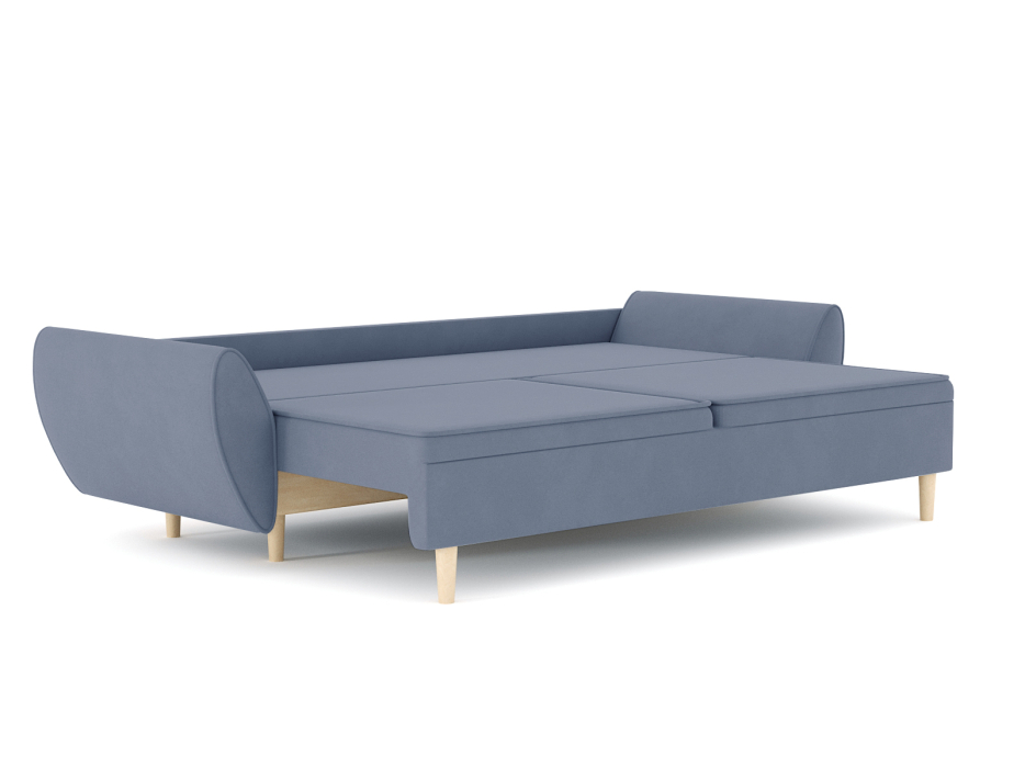 Диваны еврокнижки, Диван-кровать еврокнижка-пантограф, Кёртис, велюр