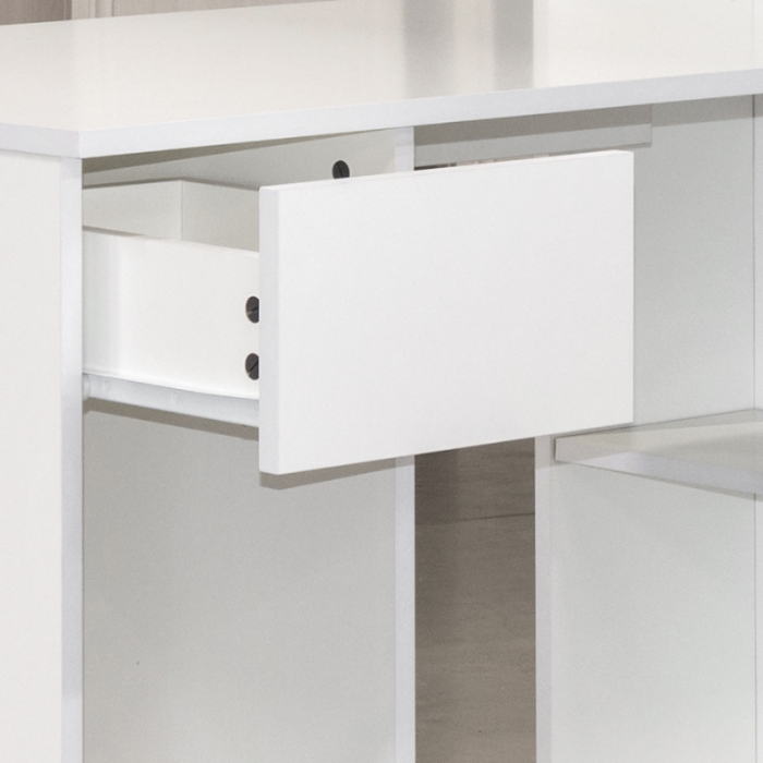 Письменные столы, Стол со шкафом комбинированным Лайт 10.01