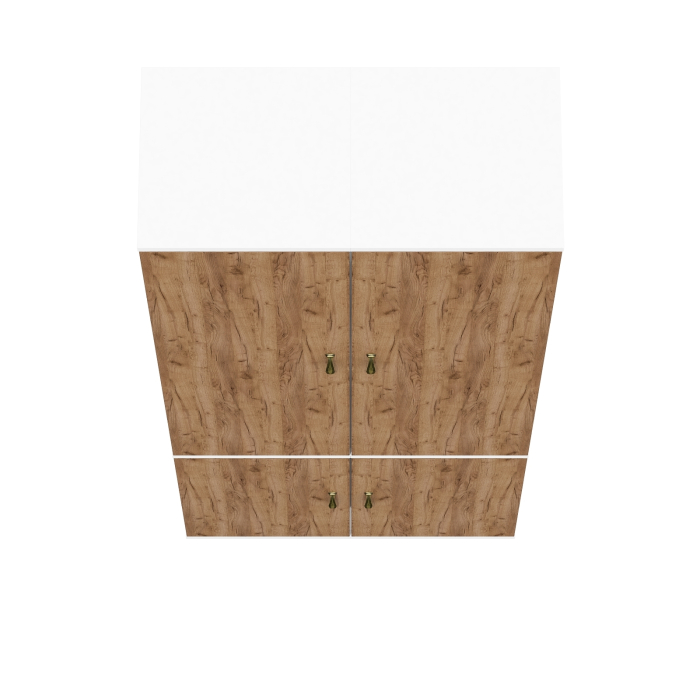 Для одежды, Два пенала Лидер-8 с выдвижной штангой для верхней одежды и полкой