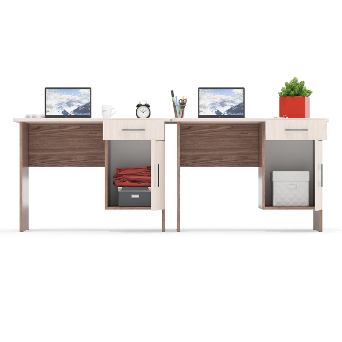 Прямые, Два письменных стола МД 1-09