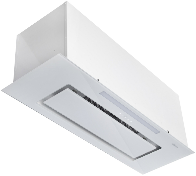 Вытяжки, Кухонная вытяжка Navi White Glass 90