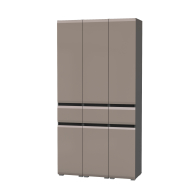 Шкафы распашные, Три пенала с выдвижными ящиками Сидней