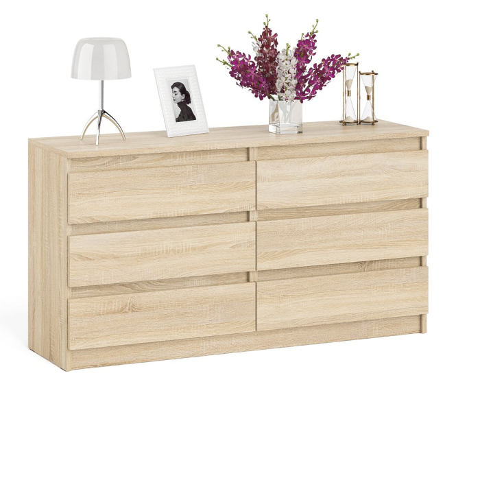 Комоды, Комод на шесть ящиков Мори МК1380.6