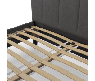 Кровать Джейн 140х200 с кроватным основанием, велюр