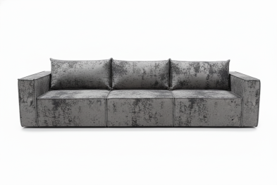 Диван-кровать Лофт 3-х модульный, плюш , с/м 145х266