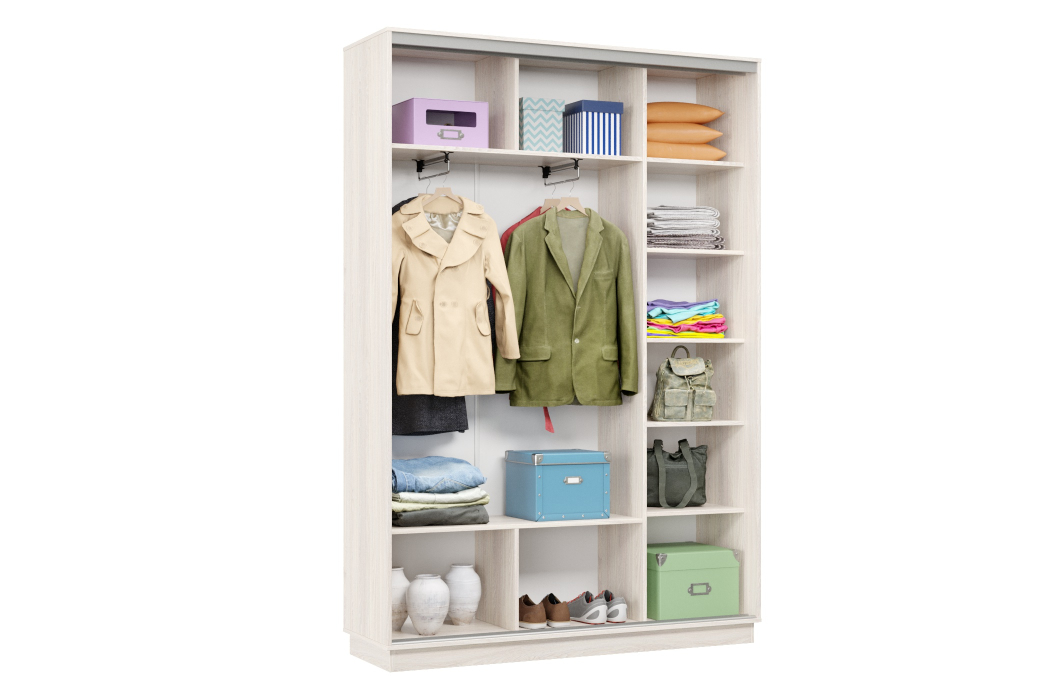 Шкафы-купе, Шкаф-купе Премьер Лайт 09 (11;11) двухдверный