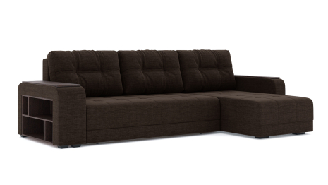 Диван-кровать угловой Милан ПБ еврокнижка, рогожка