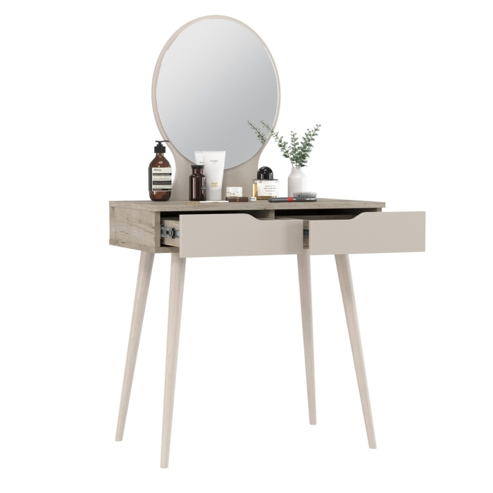 С зеркалом, Трюмо для спальни Тр 4-25915