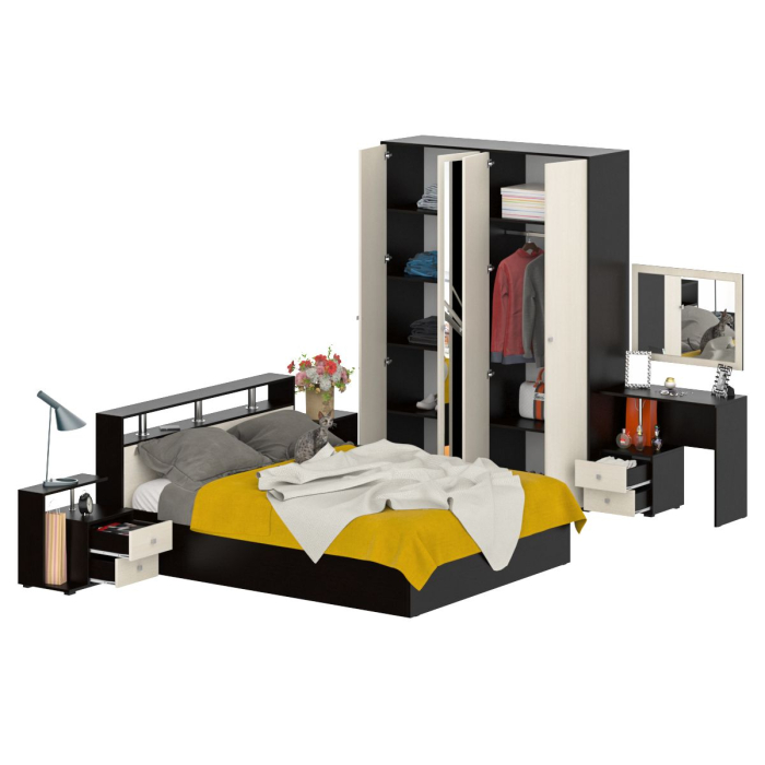 Спальные гарнитуры, Спальный гарнитур Камелия №2