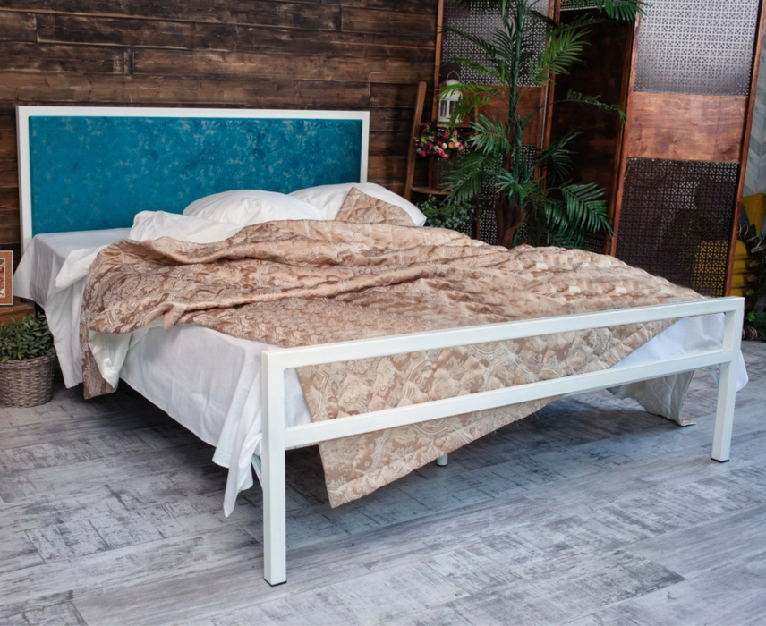 Кровати 90 см, Кровать в стиле лофт Лоренцо 0.9 (Белый)