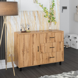 Комод-тумба три ящика и дверка РВК 122-1204