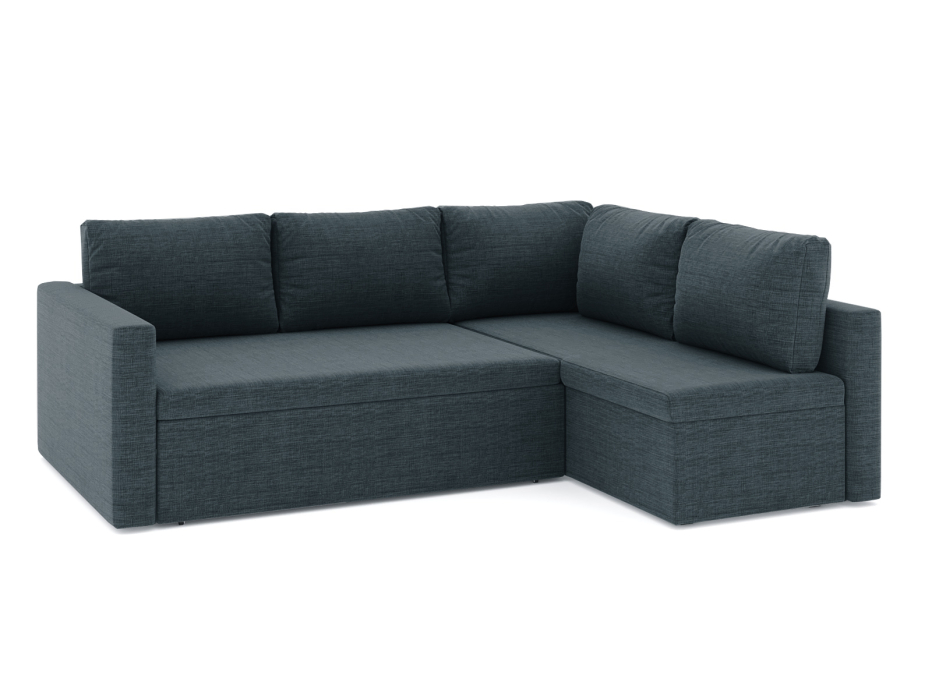 Диваны угловые в гостиную, Диван-кровать угловой Мансберг дельфин, рогожка Люкс