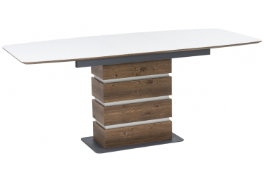 Стол стеклянный Фернан (белый)