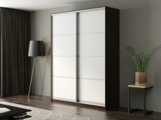 Шкафы-купе, Шкаф-купе Айсберг 190 ВЕНГЕ (белый/глухой)