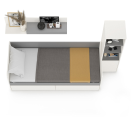 Мебель для детской комнаты с кроватью с ящиками Торонто № 23