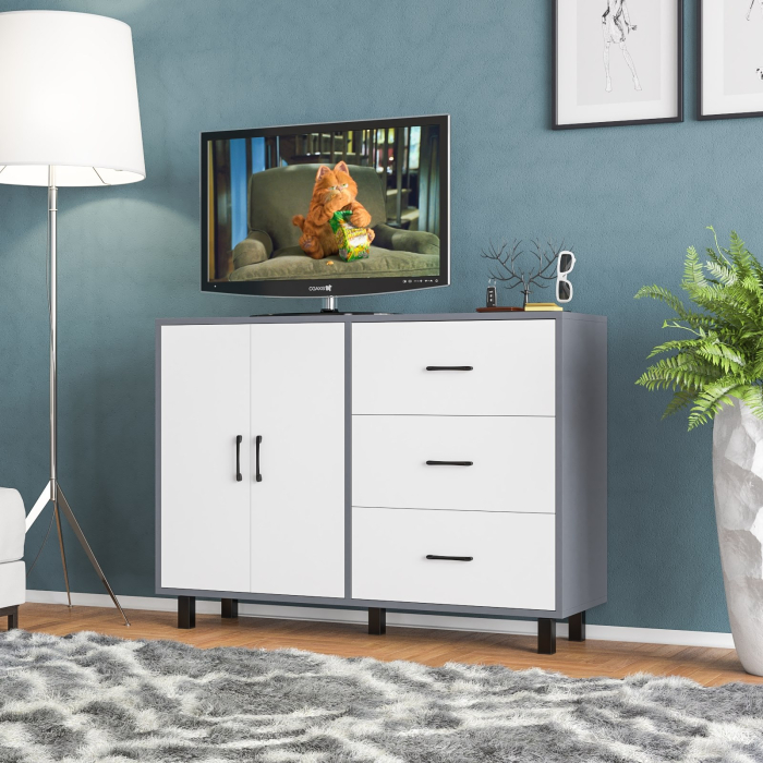 Комоды, Комод-тумба две дверки и три ящика РВК 123-1204