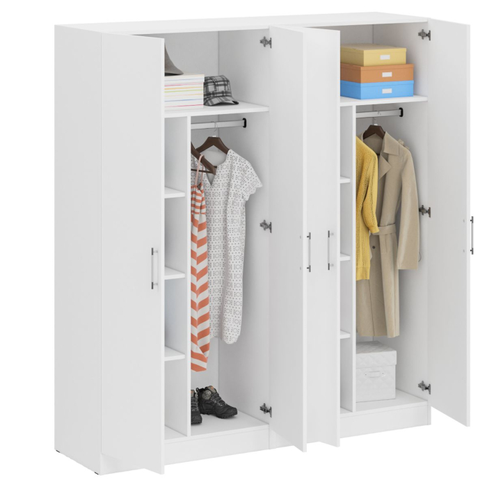 Шкафы распашные, Два 2-х створчатых шкафа для одежды Стандарт