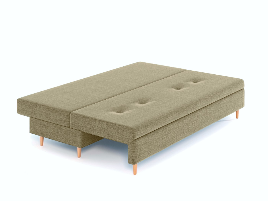 Диваны еврокнижки, Диван-кровать Белфаст без подлоктоников еврокнижка, рогожка