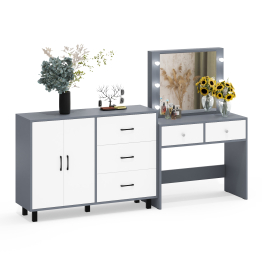 Комод 123-1204 и косметический столик с подсветкой СТ-5