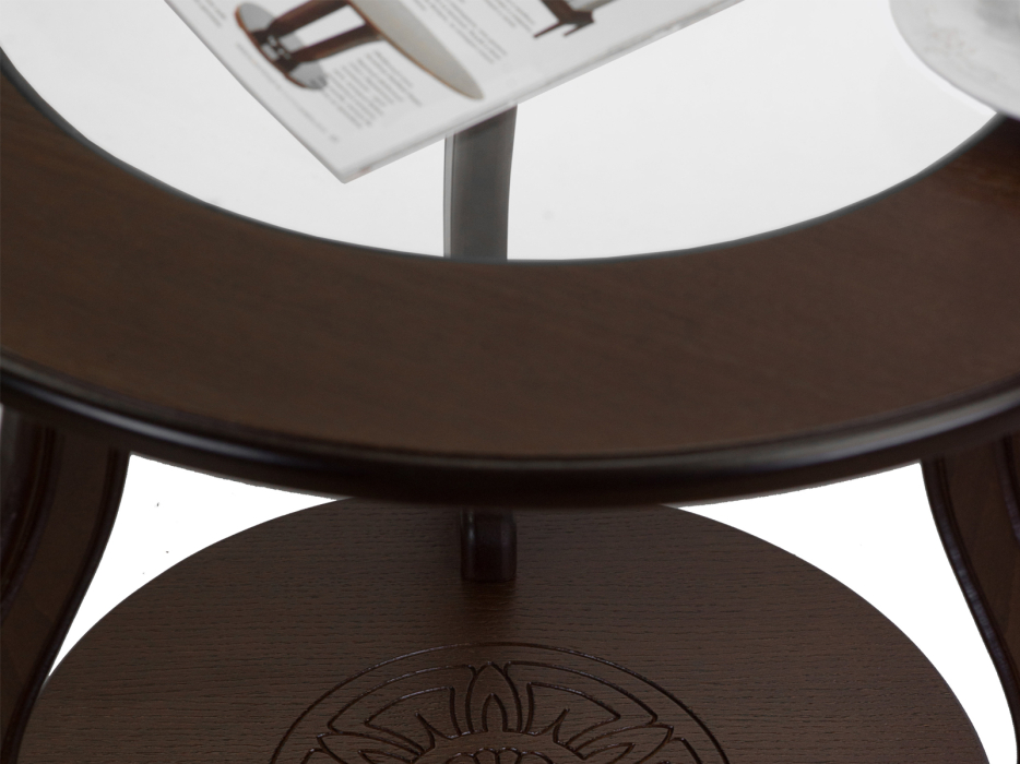 Журнальные столики, Стол журнальный Мебелик Грация (С) на колесах