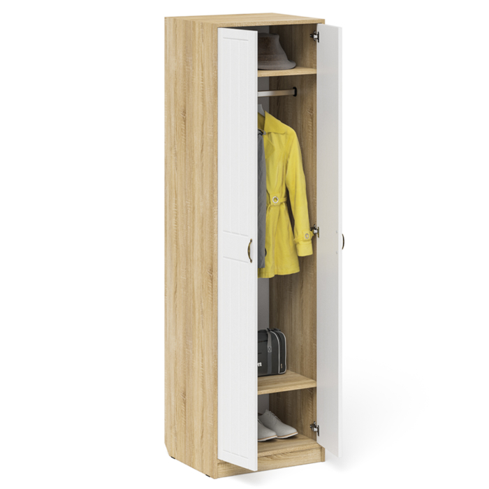 Шкафы распашные, Шкаф П-6 МДФ фрезеровка прованс