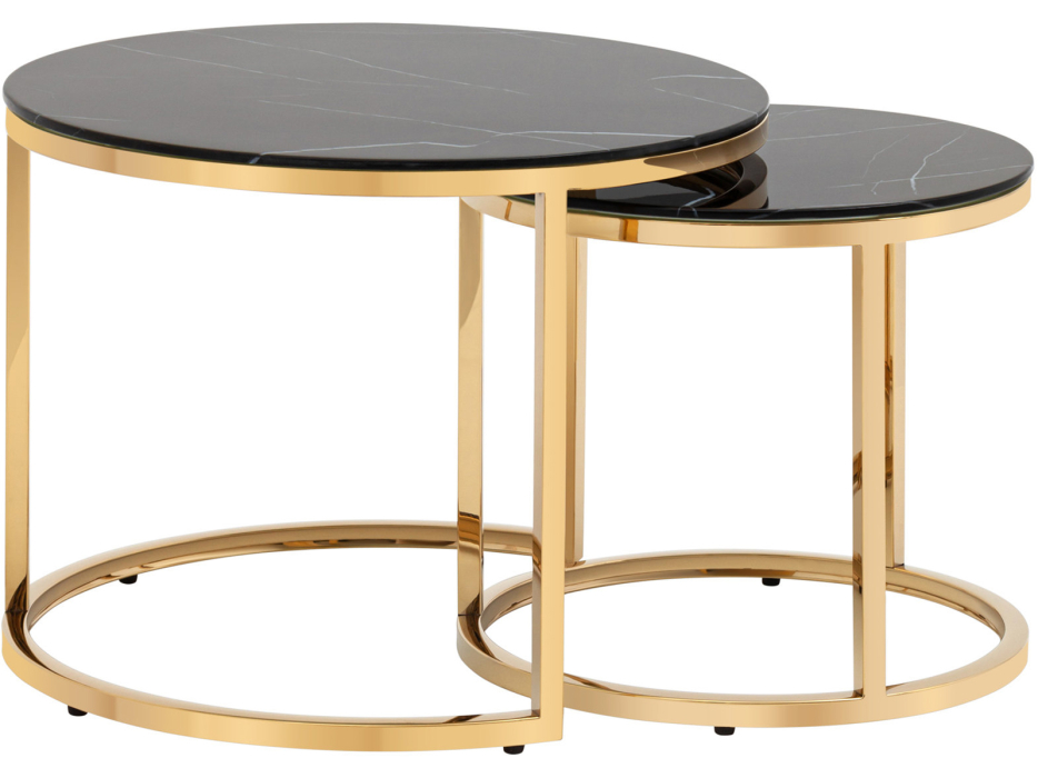 Журнальные столики, Набор журнальных столиков STOOL GROUP Селена 60 и 45 см