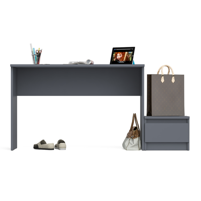 Прямые компьютерные столы, Стол письменный Мори с тумбой ТМП400.1