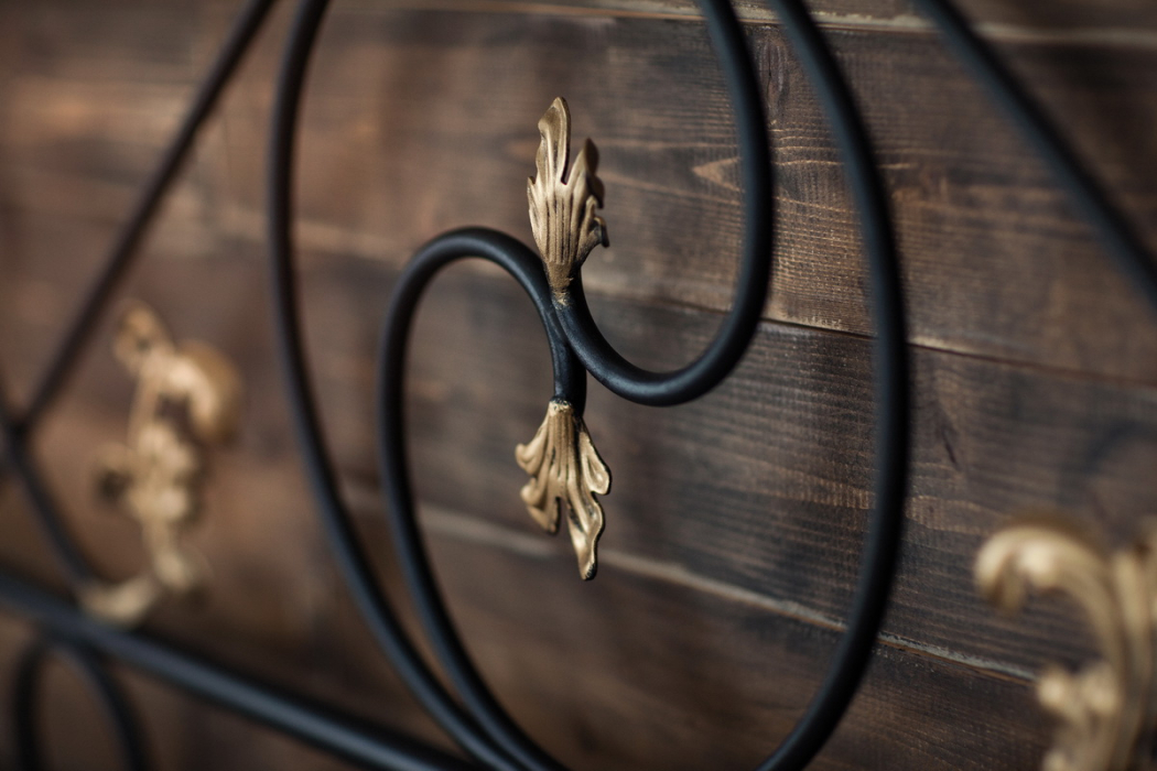 Кованые кровати, Кованая кровать Венеция 1.4 с одной спинкой