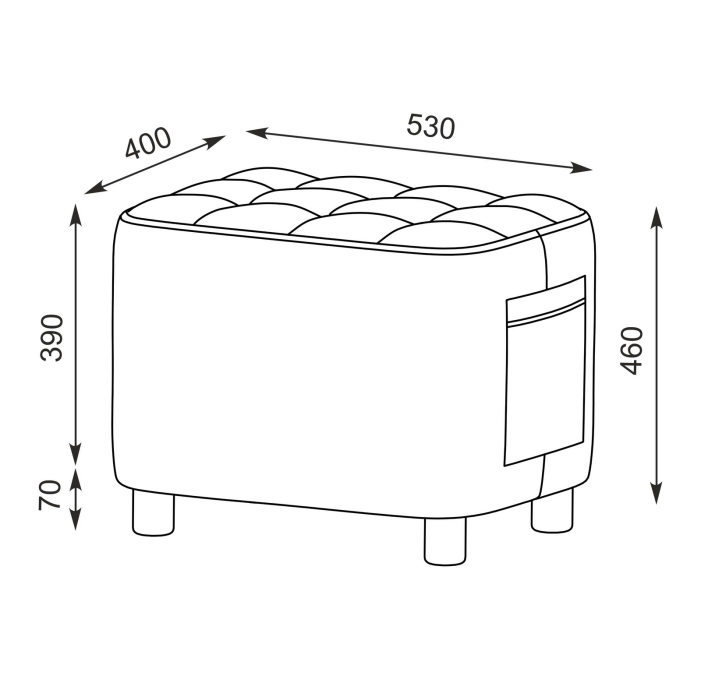 Банкетки, Банкетка Вики 6-5127