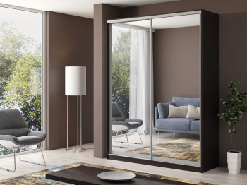 Шкаф купе 2-х дверный Айсберг 190 зеркало