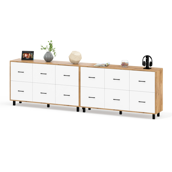 ТВ-тумбы, Два комода-тумбы с ящиками и на ножках РВК 127-1504