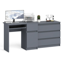 Стол компьютерный МС-1 правый с комодом на три ящика 800 Мори