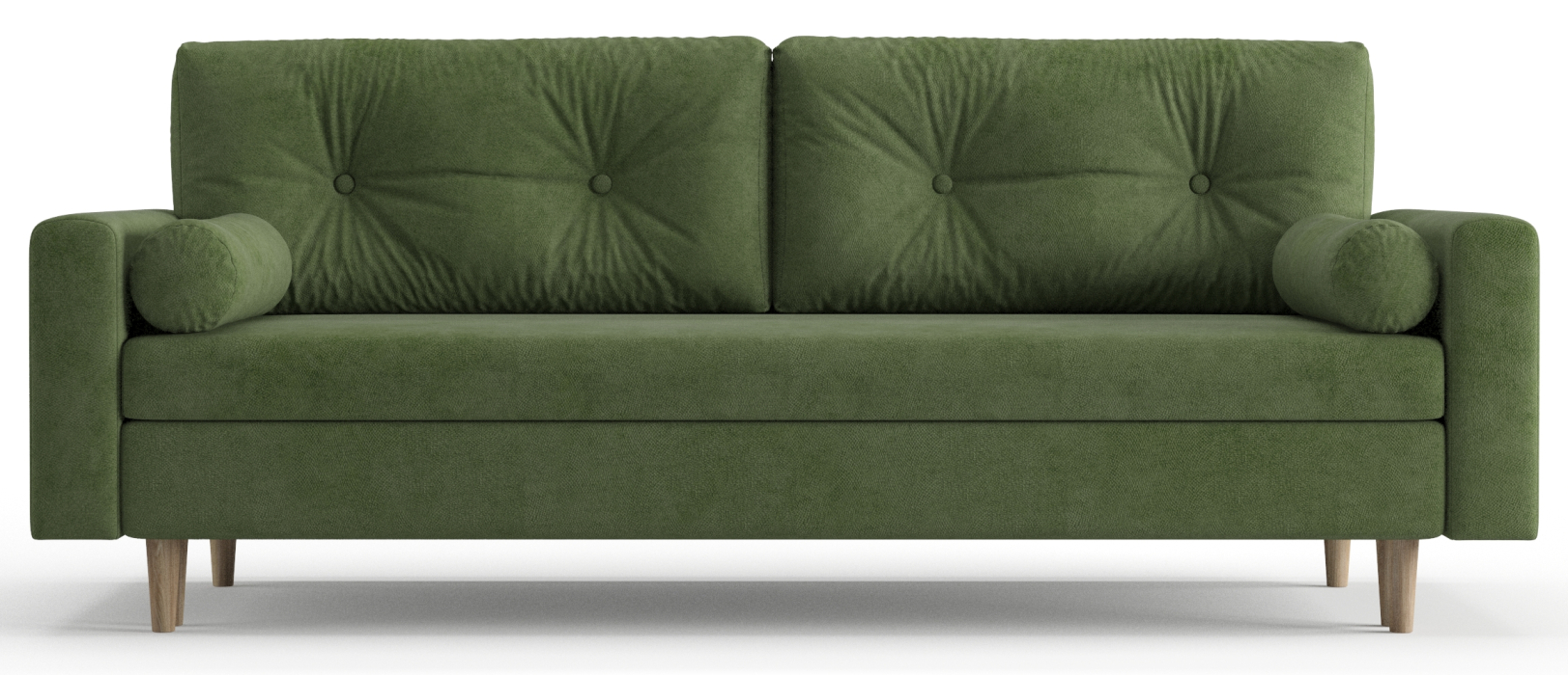 Диваны еврокнижки, Диван-кровать Таврида, пружинный блок, велюр