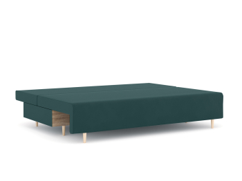 Диван-кровать еврокнижка Смайл без подлокотников, велюр