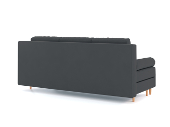 Диван-кровать Белфаст без подлоктоников еврокнижка, велюр