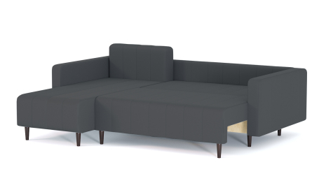 Диван-кровать угловой Мартиника пантограф, велюр