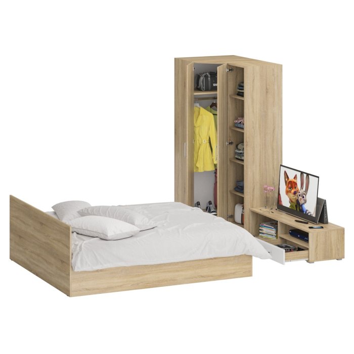 Спальные гарнитуры, Мебель для спальни Стандарт № 4 с кроватью 1800