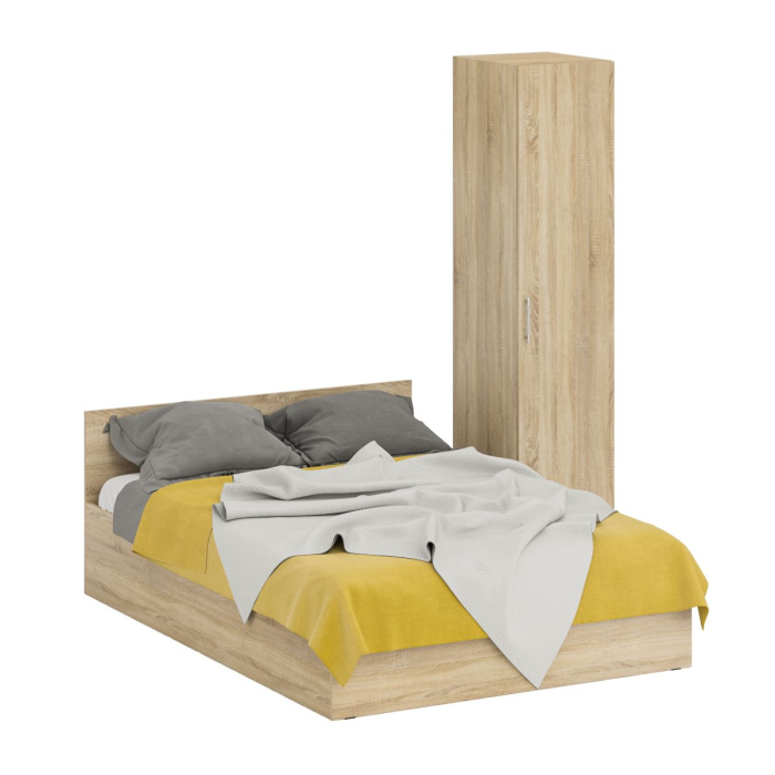 Спальные гарнитуры, Кровать двуспальная 1400 с пеналом Стандарт