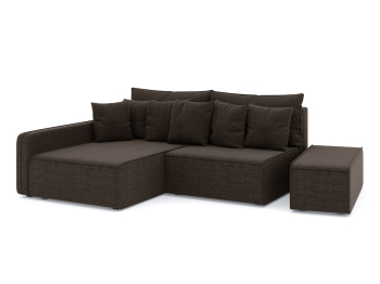 Диван-кровать угловой Портленд еврокнижка НПБ, рогожка Дрим