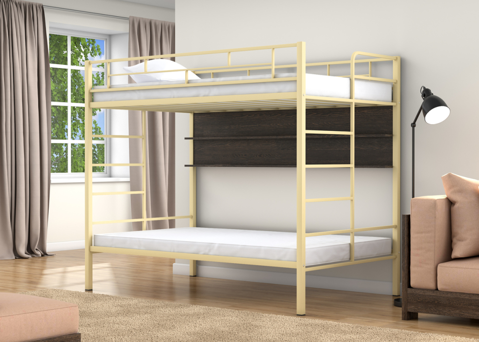 Для подростков, Двухъярусная кровать Валенсия 120 Твист полка венге