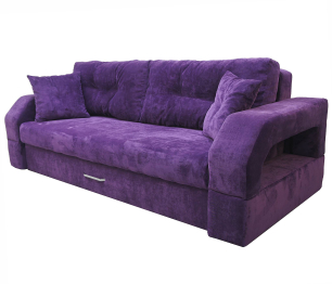 Диван-кровать еврокнижка Манчестер с подсветкой, 150, велюр