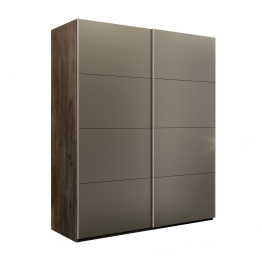 Шкаф-купе Эста 2-х дверный Стекла хаки/Доводчик 180х66х240
